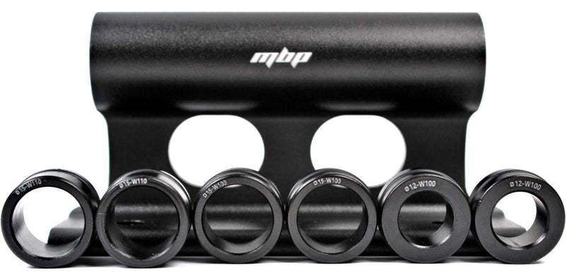MBP Versatile Bike Block - Thru AXLE (15x110 12x100 15x100) & Quick Release 9x100mm - Bicycle Truck Bed/Storage - BeesActive Australia