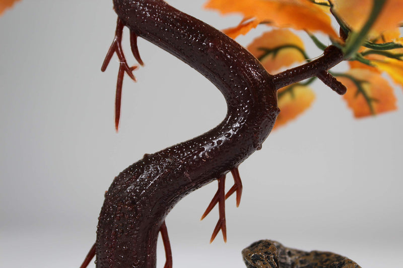 Penn-PLAX Deco-Replicas Bonsai Tree Aquarium Decoration – Orange – Safe for Freshwater and Saltwater Fish Tanks – 8” Height - BeesActive Australia