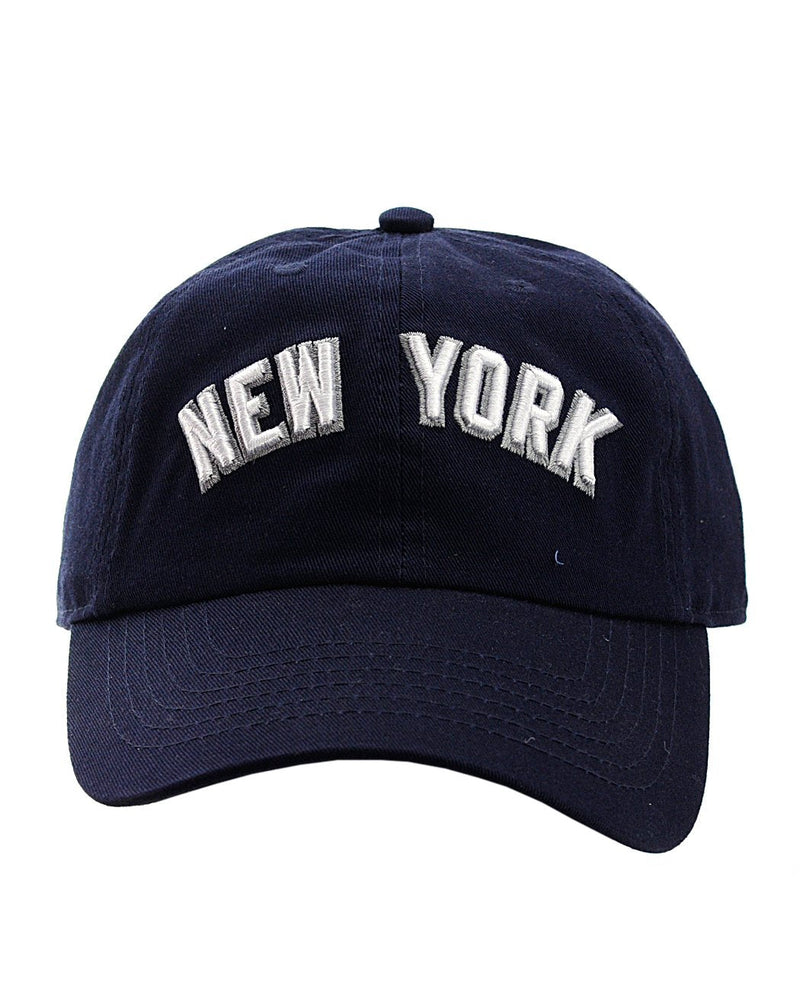 NYFASHION101 Unisex NYC New York City Embroidered Adjustable Low Profile Cap 01 Navy - BeesActive Australia