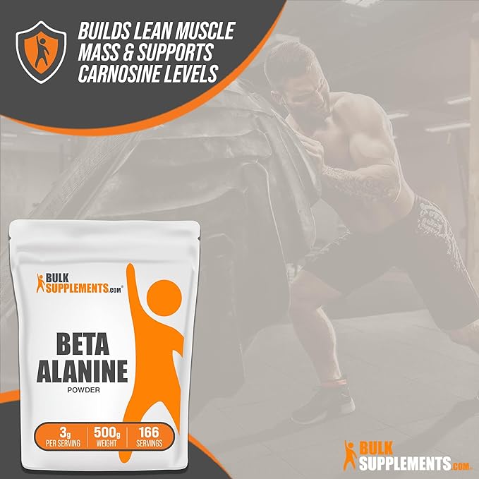 BulkSupplements Pure Beta Alanine Powder (500 grams) by BulkSupplements - BeesActive Australia