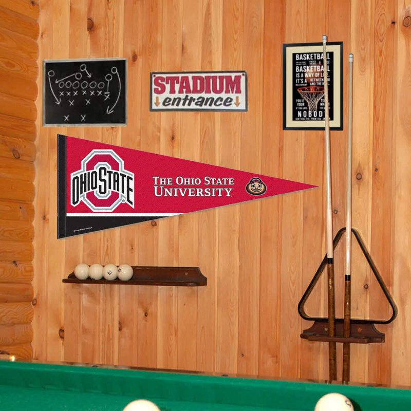 College Flags & Banners Co. Ohio State Pennant Full Size Felt - BeesActive Australia