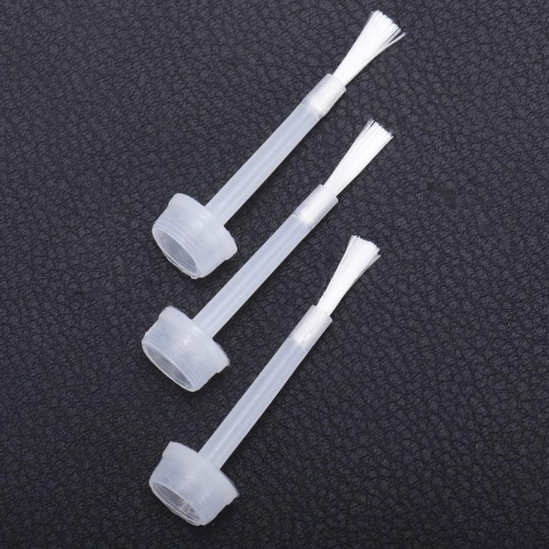 Lurrose 100pcs Nail Polish Replacement Brush Gel Liquid Brushes Dipping Powder Brush for Home Salon - BeesActive Australia