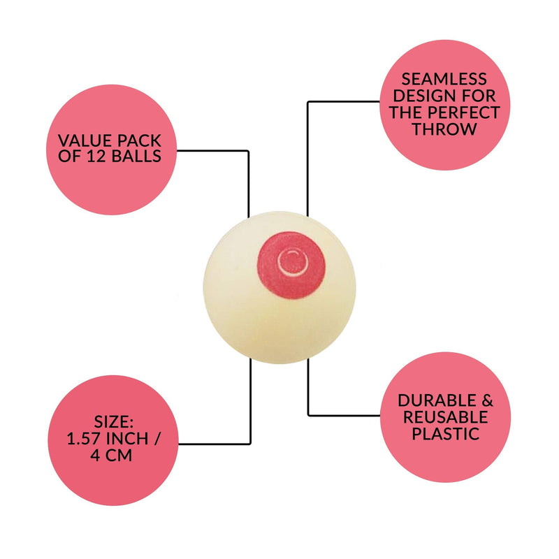 Bachelorettesy Pong Party Balls - 12 Pack Novelty Ping Pong Balls for Bachelor, Bachelorette Parties, Boys Night Out, Favors, Pong Games, Party Accessories & More! - BeesActive Australia
