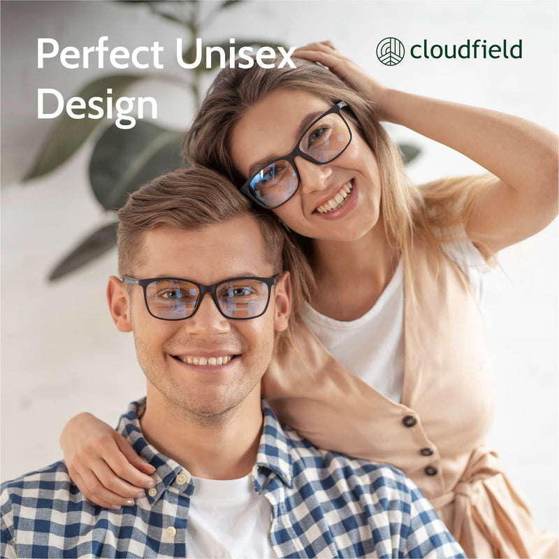 cloudfield Anti-Blue Ray Glasses for Gamers - Suitable for Everyone Working and Studying at Home Clear - BeesActive Australia