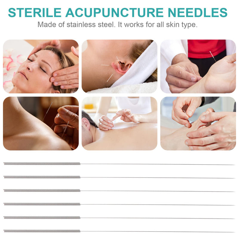 Artibetter 100pcs 0. 25x60mm Disposable Sterile Massage Needle for Health Care 0.25*60mm - BeesActive Australia