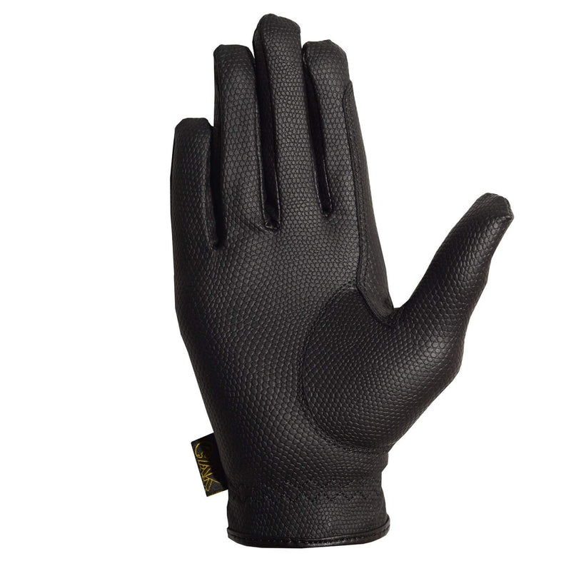 AK Synthetic Grip Horse Riding Gloves All Season Unisex Equestrian Gloves AKRS-6344 (XS, Black) - BeesActive Australia