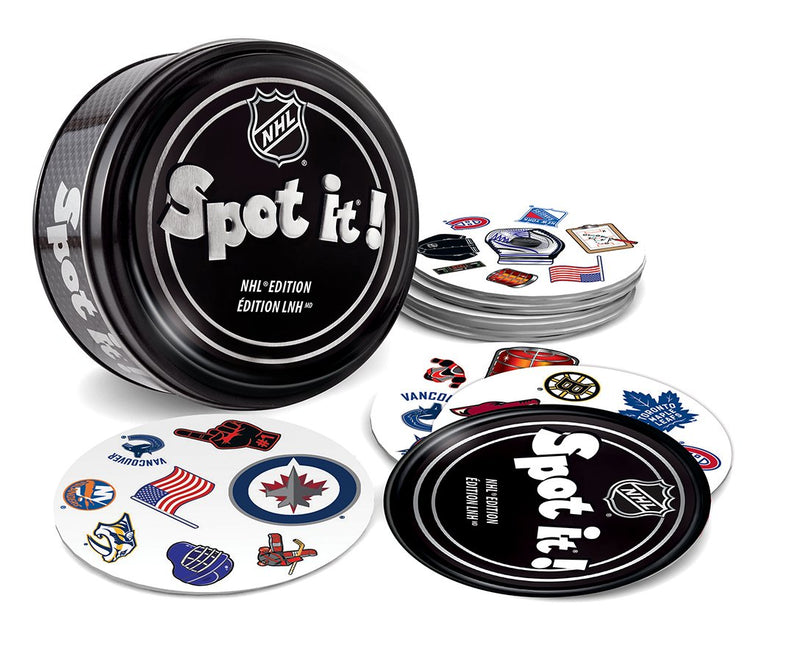 MasterPieces NHL League Version Spot It!, Multi, One Size (41765) - BeesActive Australia
