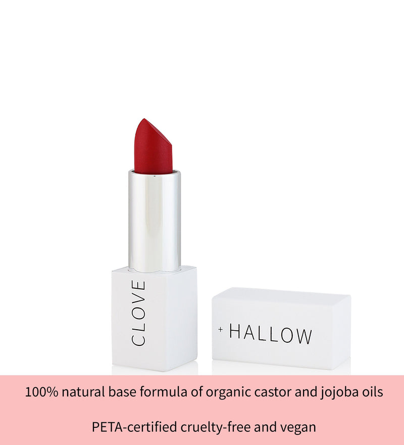 Clove + Hallow Lip Crème Cruelty-Free Vegan Natural Makeup Matte Lipstick, Desert Rose - BeesActive Australia