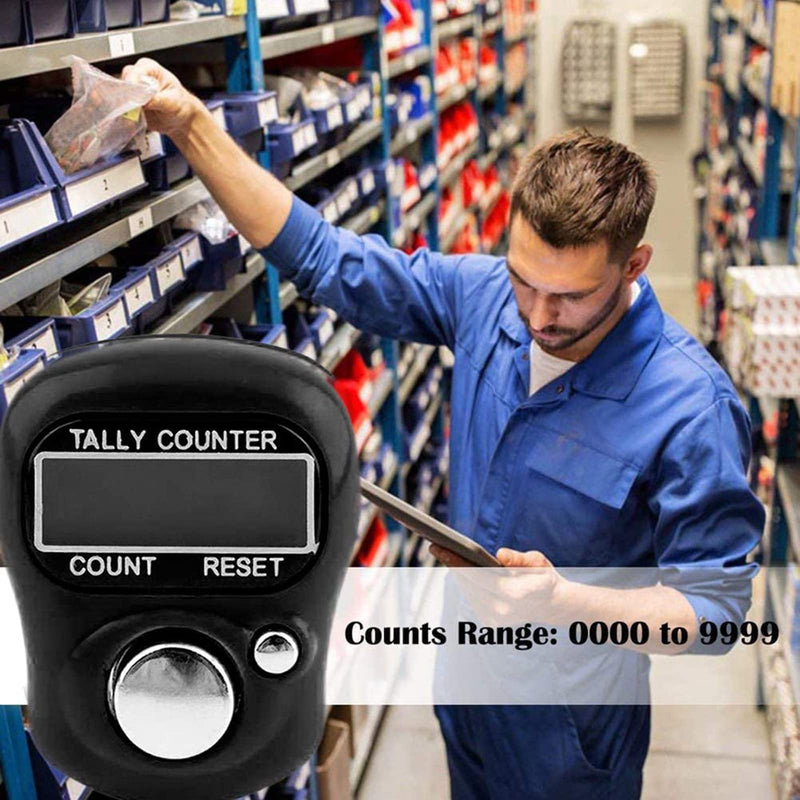 Electronic Finger Counter,5 Digit LCD Electronic Digital Display Finger Hand Tally Counter Counting for Golf,Goods Counting,Lap & Knitting A-4pack - BeesActive Australia