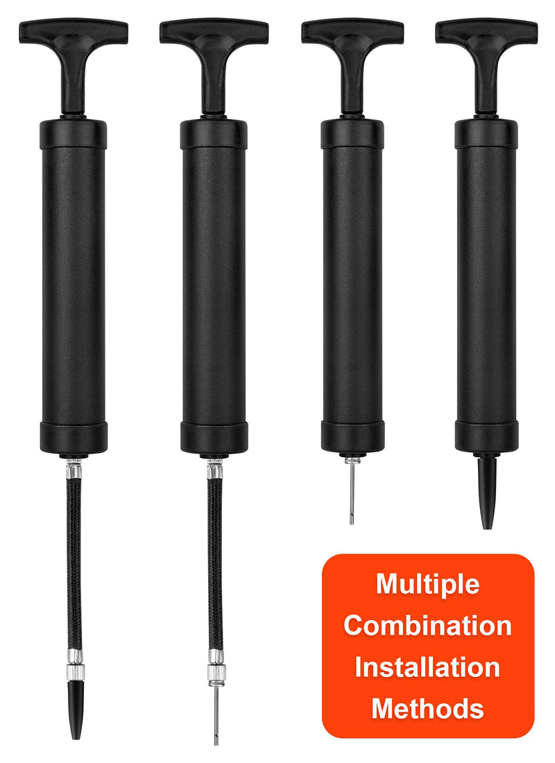 Portable Ball Pump Kit, Balloon Pump, Basketball Pump Air Pump with 5 Needles,1 Nozzle & Extension Hose for Soccer Football Volleyball Water Polo Rugby Exercise Sports Ball Swim Inflatables - BeesActive Australia