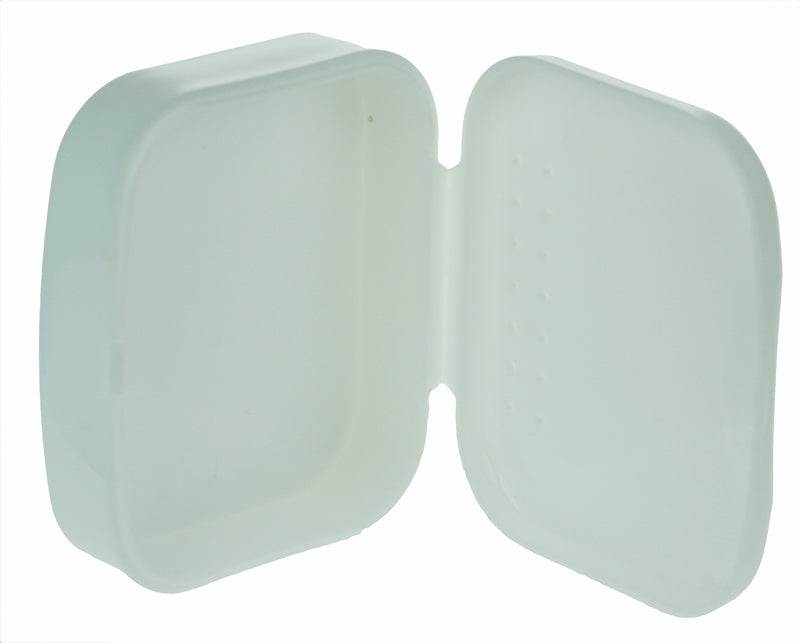 [AUSTRALIA] - Mouthguard Case - 1" Plastic for Moughguards without Straps by Safe-T-Gard White 