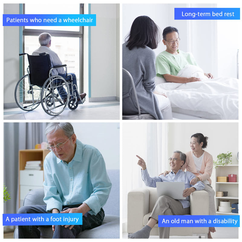 [LOSCHEN] Wheelchair Harness Belt Non-Slip Breathable Whole Body Waist Strap Seat Belt for Elderly People and Patients（Blue） - BeesActive Australia