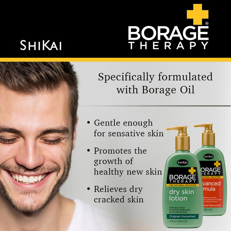 ShiKai Borage Therapy Advanced Formula Lotion, Fragrance Free, 16 Fl Oz - BeesActive Australia