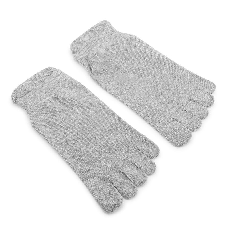 [AUSTRALIA] - Meaiguo Toe Socks No Show Running Five Finger Crew Socks for Men Women 3-4 Pack Multicoloured One Size 