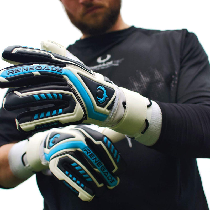 Renegade GK Talon Goalie Gloves with Microbe-Guard (Sizes 5-11, 5 Styles, Level 3) Pro-Tek Fingersaves & 3.5+3MM Hyper Grip XD | Durable Goalkeeper Glove for All-Around Play | Based in The USA Cryo - Negative Cut 7 - BeesActive Australia