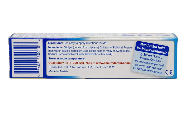 DenTek Secure Denture Bonding Cream 1.4 oz by Bioforce USA / 1.4 oz. (Multi-Pack) - BeesActive Australia