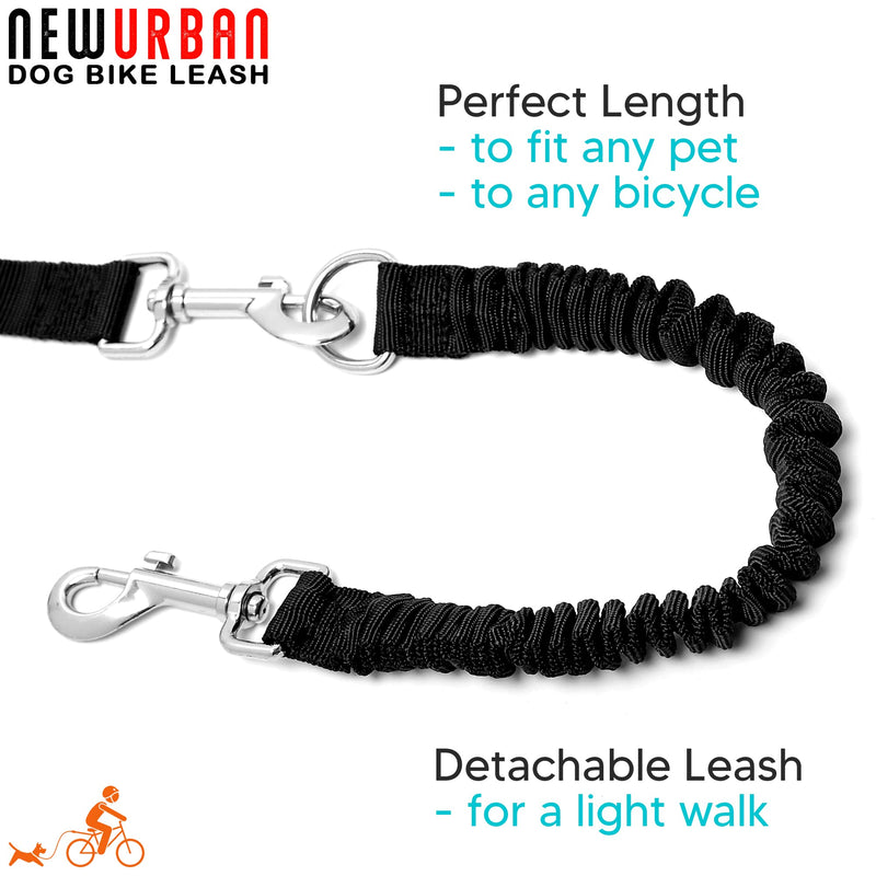 NEWURBAN - Dog Bike Leash - Easy Installation Removal - Hand Free Dog Bicycle - Exerciser Leash - for Exercising - Training Jogging - Cycling and Outdoor - Safe with Pets - BeesActive Australia