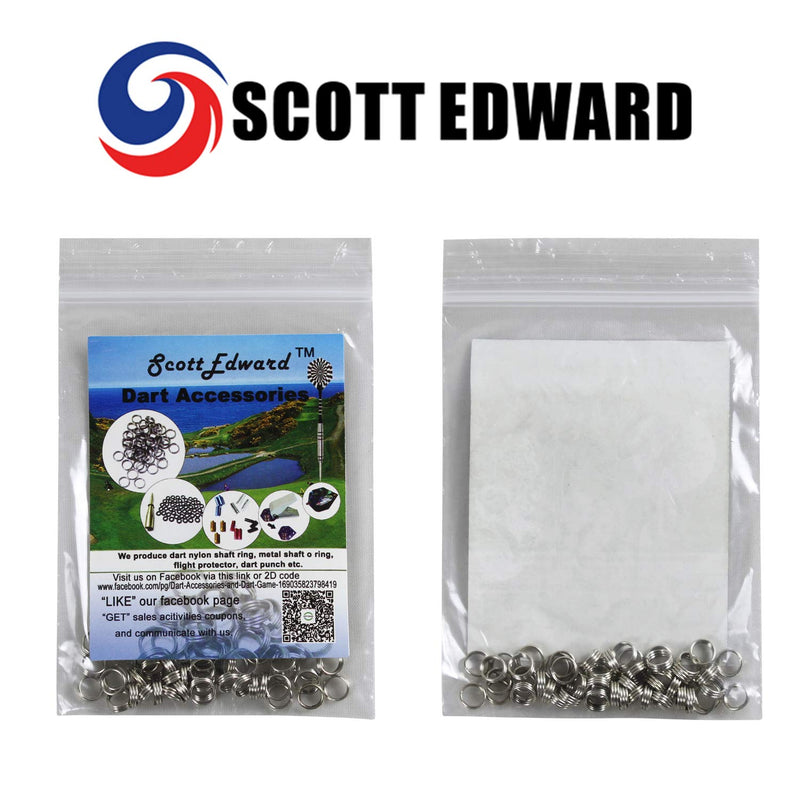 Scott Edward Dart Steel Ring for Plastic Dart Shafts, Dart Rubber O Ring for Metal Dart Shafts - BeesActive Australia