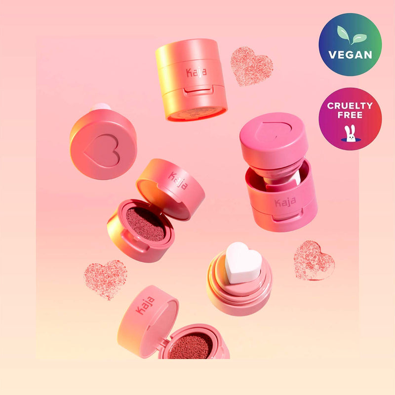 KAJA Cheeky Stamp | Blendable Blush | 03 Bossy - soft coral | Cruelty-free, Vegan, Paraben-free, Sulfate-free, Phthalates-free, K-Beauty Blush - 03 Bossy - BeesActive Australia