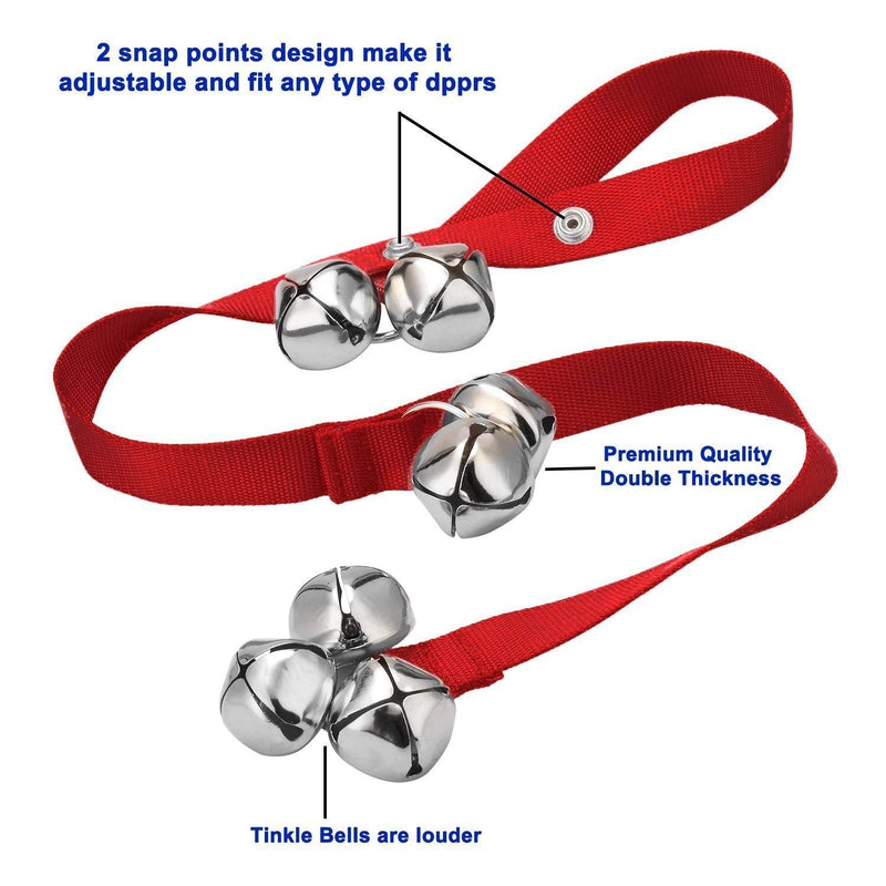 traderplus 3 Pcs Dog Doorbells Adjustable Puppy Bells for Potty Training - BeesActive Australia