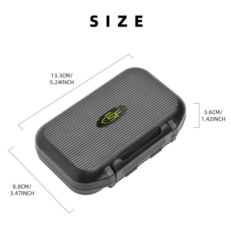 SF Fly Fishing Box Waterproof Double Sided Small Pocket Floatable - BeesActive Australia