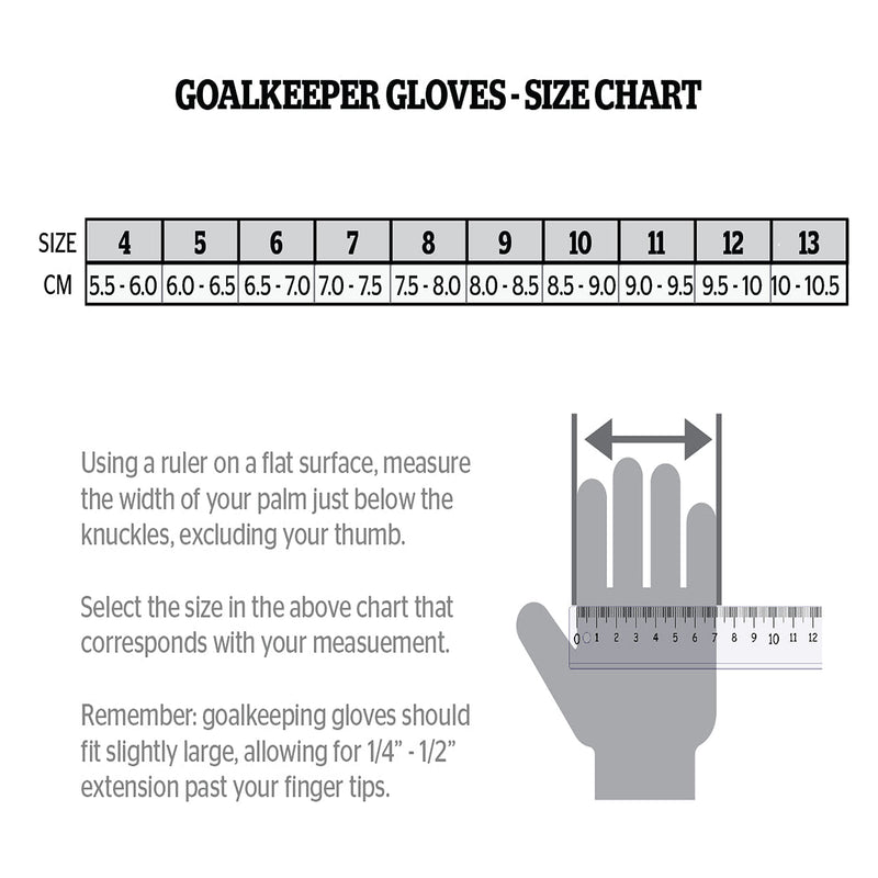 Storelli Gladiator Contender Goalkeeper Gloves | Soccer Goalie Gloves with Finger Spines | Enhanced Finger and Hand Protection 8 - BeesActive Australia
