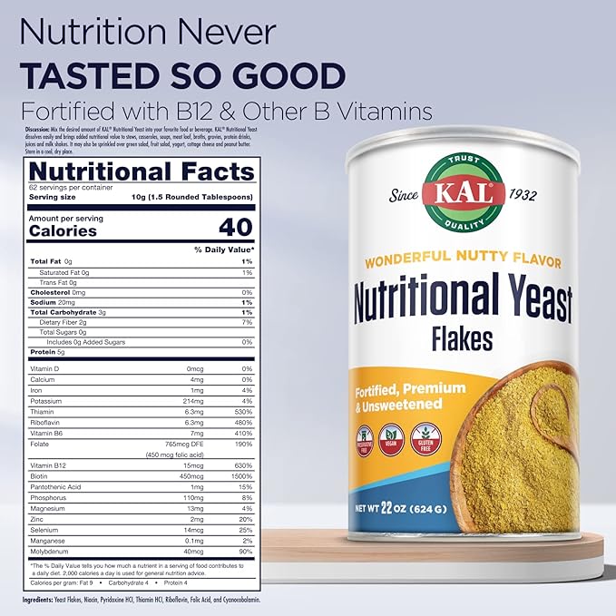 Kal - Nutritional Yeast Flakes - 22 lbs - BeesActive Australia