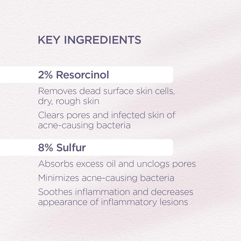 Glytone Acne Tinted Spot Treatment with 8% Sulfur, 2% Resorcinol, Tinted Cream Formula to Conceal Blemishes, Oil-Free, Non-Comedogenic, 1 oz. - BeesActive Australia