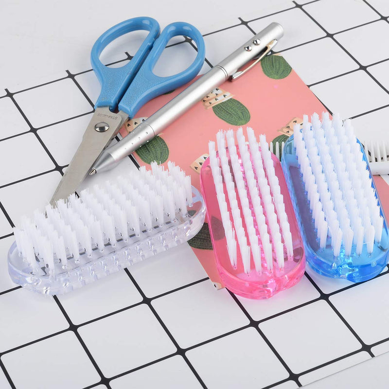 CM Two-sided Manicure Nail Brush Fingernail Scrubbing Cleaning Brushes for Hands and Nails, 4 Pack - BeesActive Australia