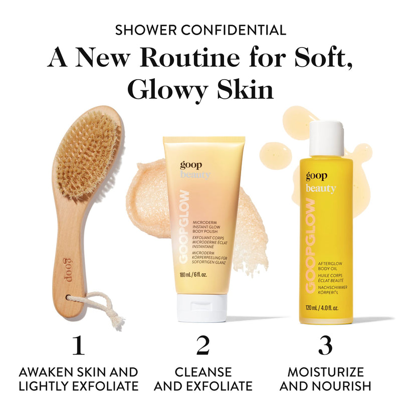 goop Beauty Microderm Body Scrub | Exfoliating Body Wash to Cleanse & Moisturize Skin | Quartz, Garnet, & Hydrated Silica | 6 fl oz | Dead Skin Remover Inspired by Microdermabrasion | Paraben Free - BeesActive Australia