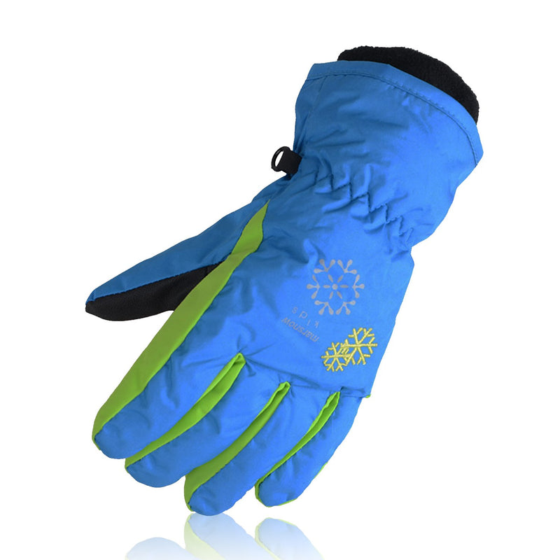 AMYIPO Kids Winter Snow Ski Gloves Children Snowboard Gloves for Boys Girls BLUE 4-5 Years - BeesActive Australia