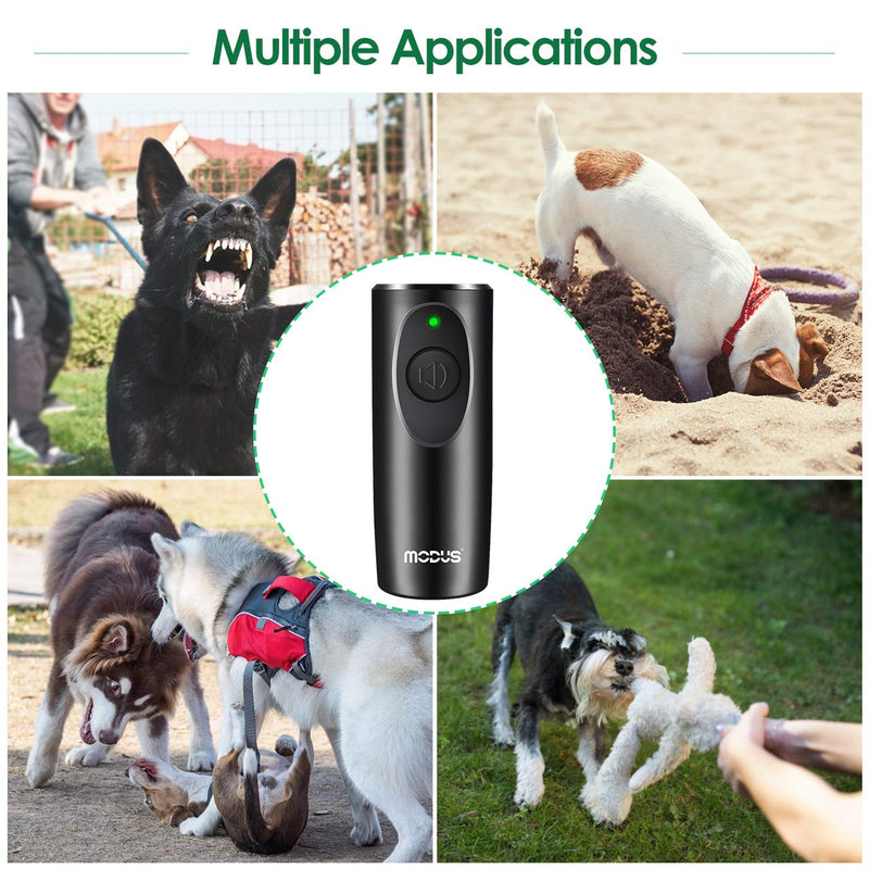 MODUS Anti Barking Device,Dog Barking Deterrent Devices,Dog Trainer,16.4 Ft Large Control Range,Safe to Use,Indoor and Outdoor,Battery Included Grey - BeesActive Australia