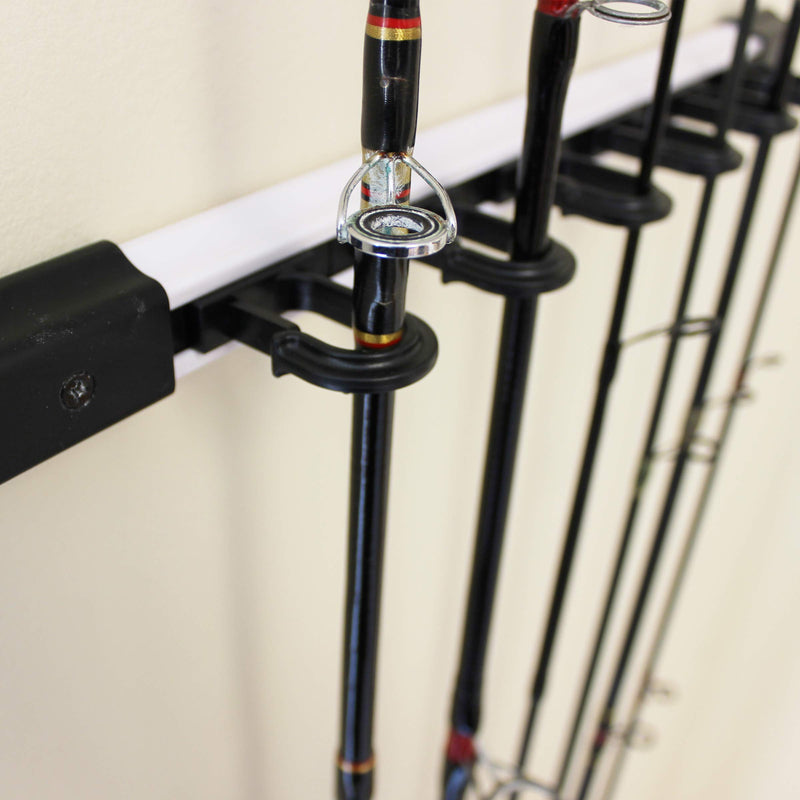 [AUSTRALIA] - Rush Creek Creations 3 in 1 All Weather Fishing Rod/Pole Storage Wall/Ceiling Rack All Weather 6 Rod Holder 