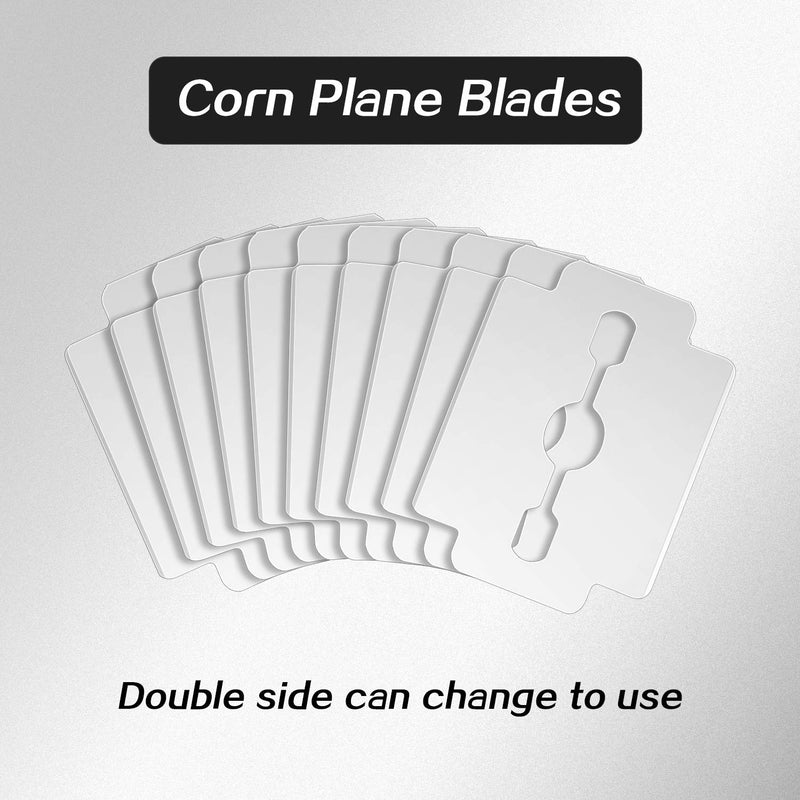200 Pieces Callus Shaver Replacement Blades Corn Plane Blades Stainless Steel Blades for Removing Callus Foot Care and Pedicure Tools - BeesActive Australia