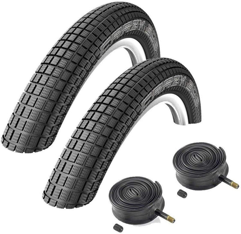 Helonge 2 Pack Bike Inner Tube,20 24 26 27.5 Bicycle Tire Tube, Fit Kids Bike,Most BMX Bike, Juvenile Bike, Folders Bike, Trailers and Some Recumbents Bike 20x1.50-1.75 32 mm SV - BeesActive Australia