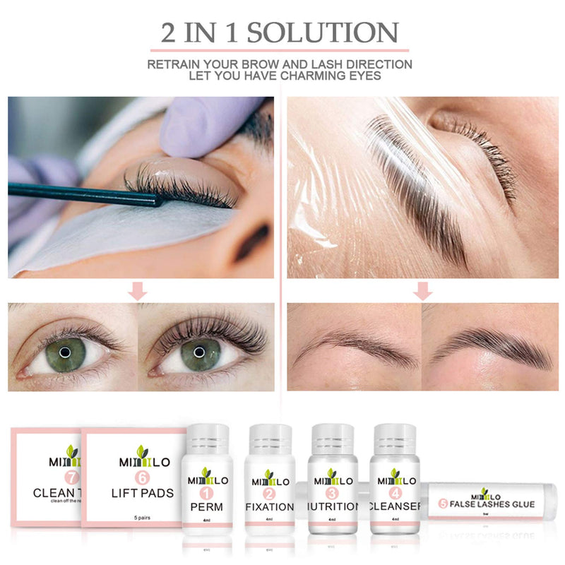 Lash Lift Kit, Eyelash Perm Kit For Perming, Curling And Lifting Eyelashes, Professional Eyelash Lift Kit Semi-Permanent Curling Perming Wave Suitable For Salon - BeesActive Australia