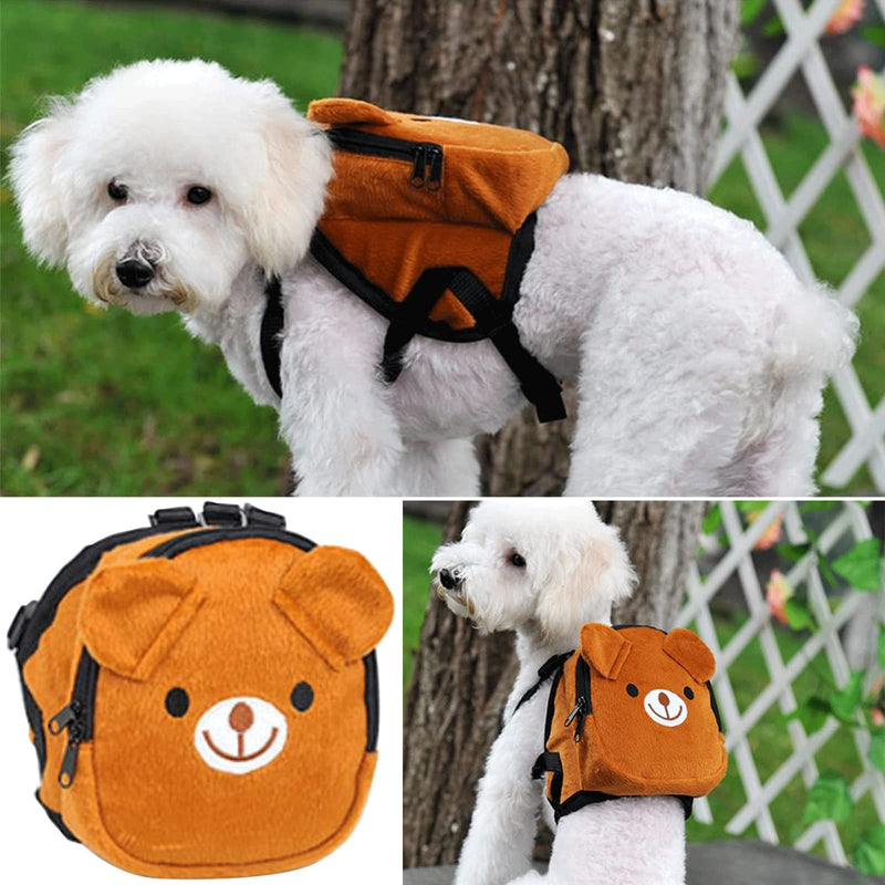 Pet Backpack, Cute Dog Backpack with Adjustable Straps for Small Dogs Cats. Dog Saddle Bags for Outdoor Travel Hiking - BeesActive Australia