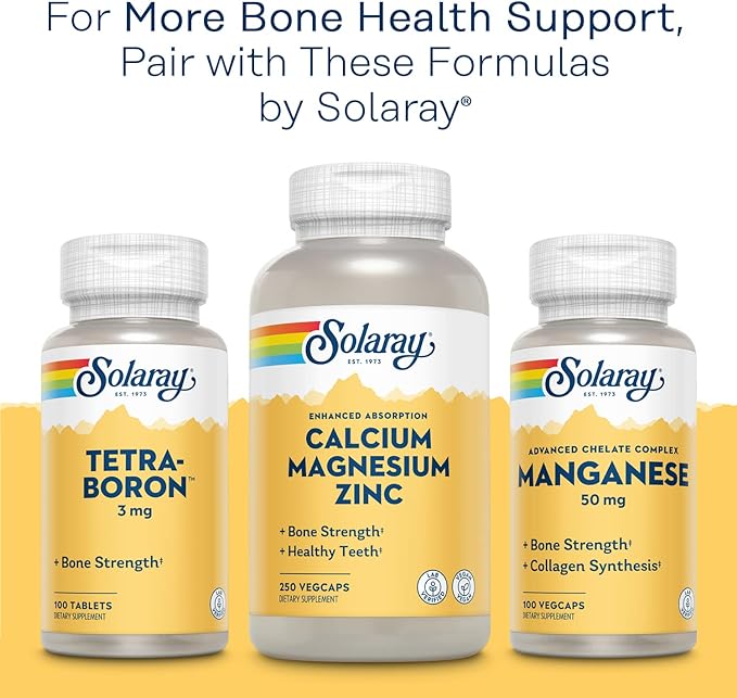 Vitamin D3 & K2 5000IU 60 Vegetable Capsules Solaray - BeesActive Australia