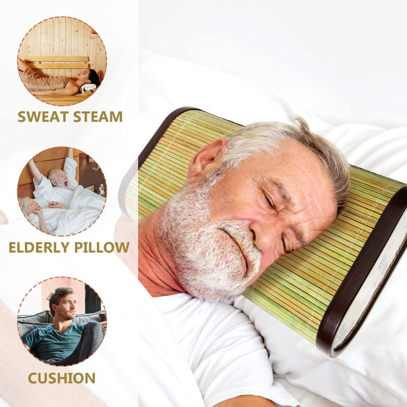 Cabilock Sauna Headrest Sauna Neck Rest Pillow Woven Pillow Sauna Accessories for Relaxing Home Gym Saunas Spa Spas Steam Rooms - BeesActive Australia