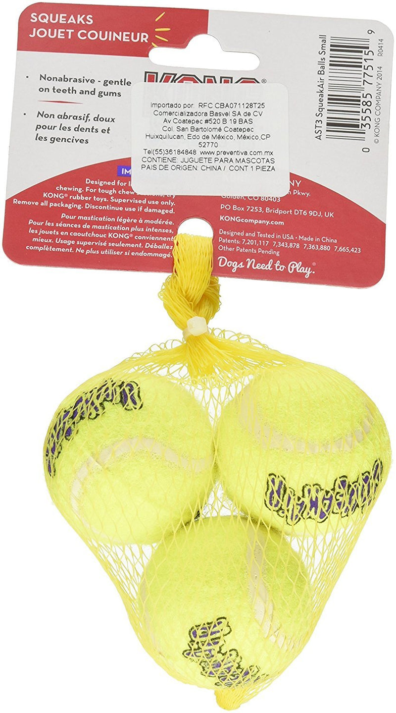 KONG Air Dog Squeaker Ball for Dogs X Small Standard Packaging - BeesActive Australia