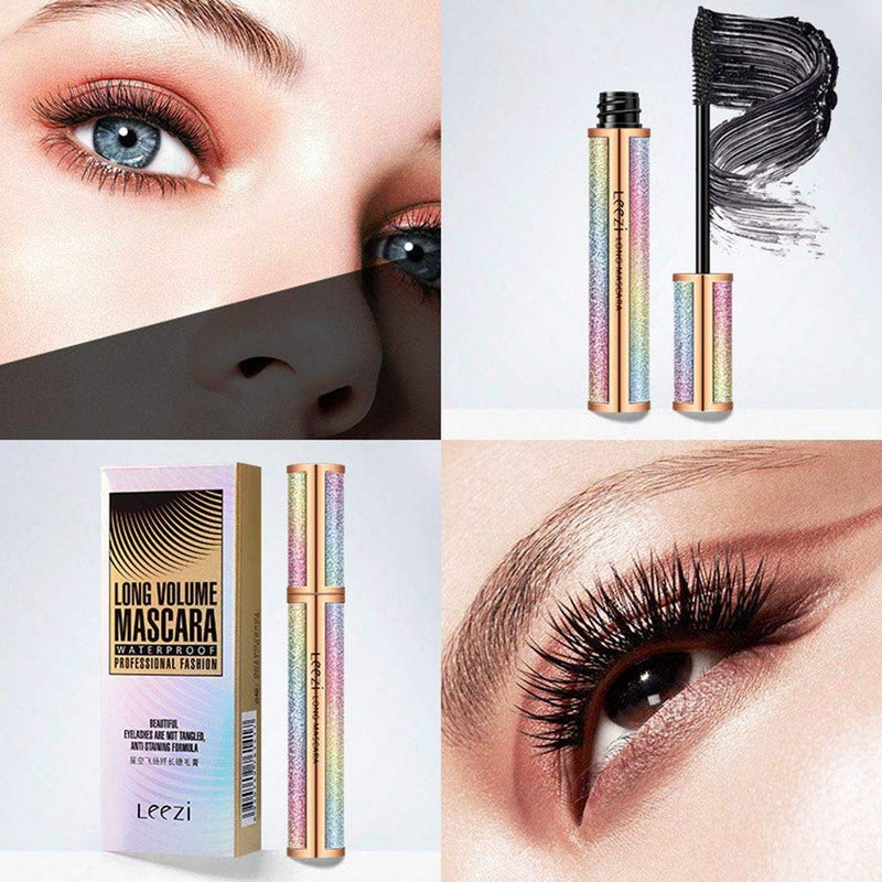 4d Silk Fiber Mascara Waterproof Natural Soft Thick Lengthening Eyelash Cosmetic - BeesActive Australia