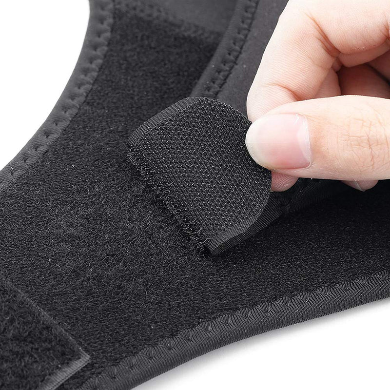 Shoulder Support Brace with Pressure Pad for Men Women, Adjustable Shoulder Brace for Torn Rotator Cuff, Tendonitis, Dislocation, AC Joint, Bursitis, Labrum Tear, Pain, Fits Right or Left Shoulder Black - BeesActive Australia