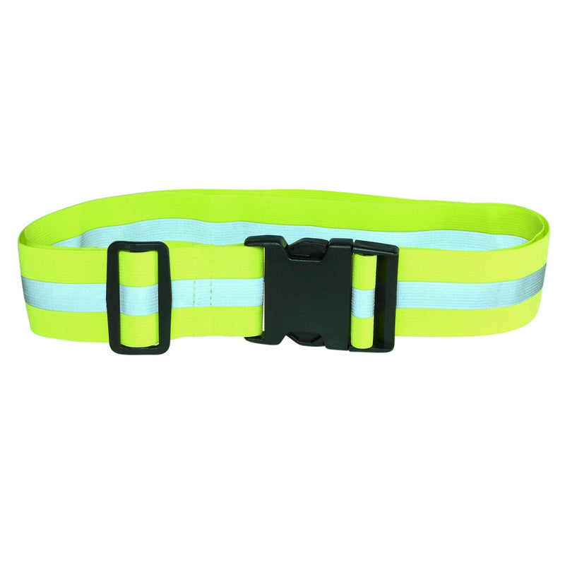Endura Max Reflectives Reflective Elastic Belt or Sash, Military Heritage Style Glow Belt, Adjustable Lime Green Ultralight Regular - BeesActive Australia