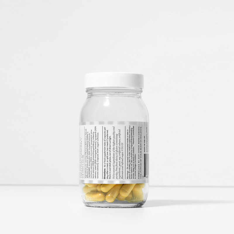 Equi - Glow Edition - 30 Day Multivitamin Capsules - Anti-Aging, Brightening Skin Supplement - Collagen Synthesis - Fights Wrinkles & UV Damage - Resveratrol, Bilberry, Turmeric, Pine Bark Extract Glow Edition Capsules - BeesActive Australia