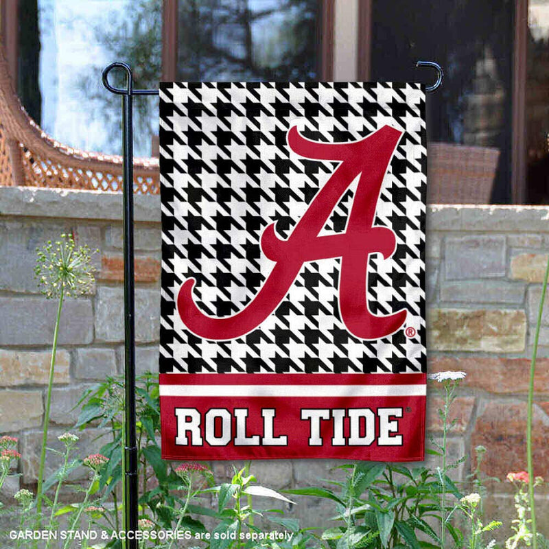 WinCraft Alabama Crimson Tide Houndstooth Garden Flag - BeesActive Australia