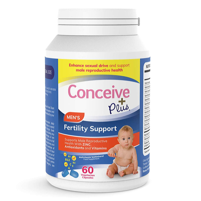 Conceive Plus Men�s Fertility Support - Fertility Conception Vitamins For Men, 60 Caps 30 Day Supply - BeesActive Australia