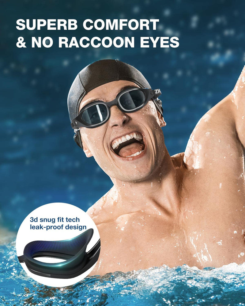 ZIONOR G1 Polarized Swimming Goggles + 2022 G10 Swim Goggles - BeesActive Australia