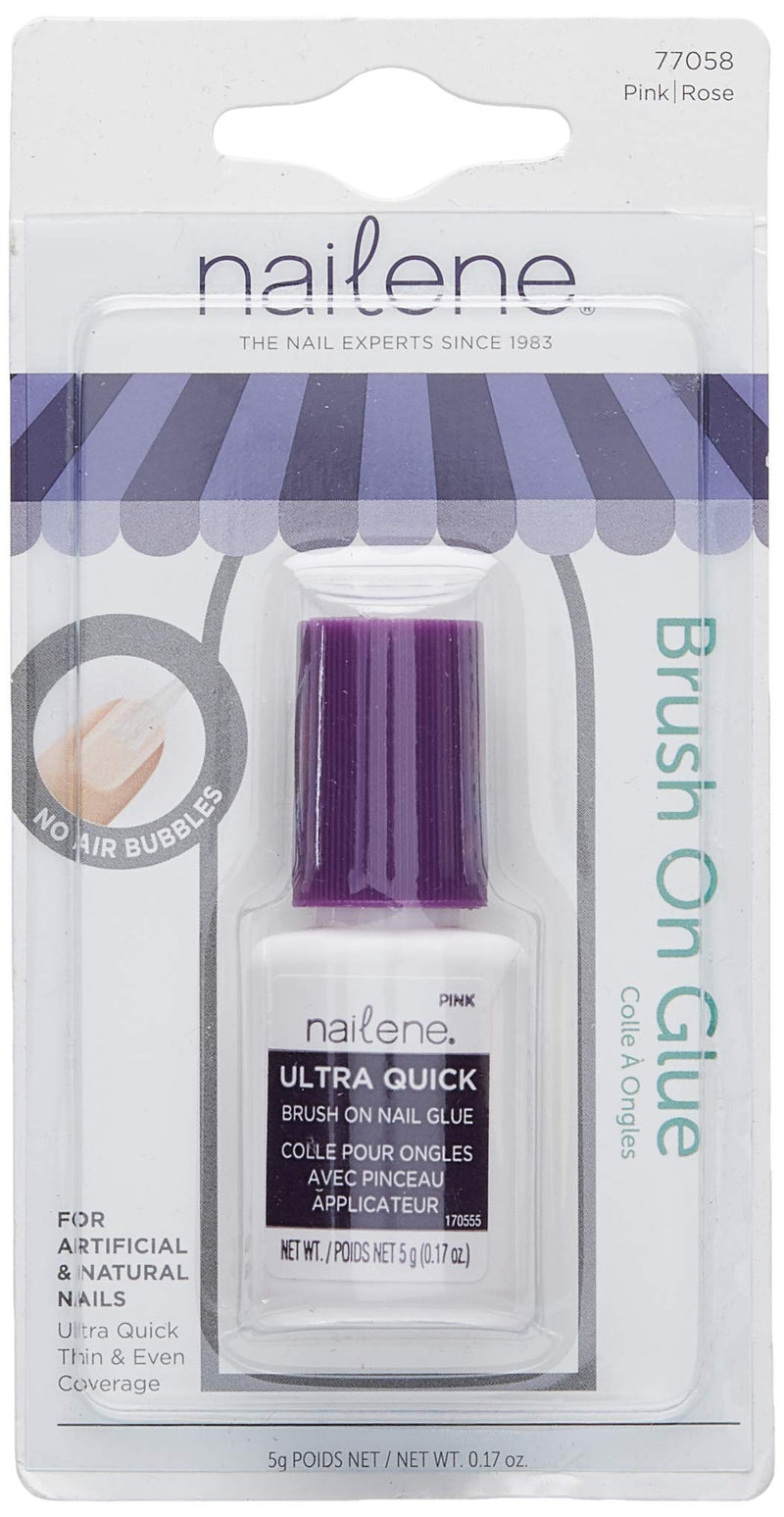 Nailene Ultra Quick Pink Brush-On Glue 1 pack - BeesActive Australia