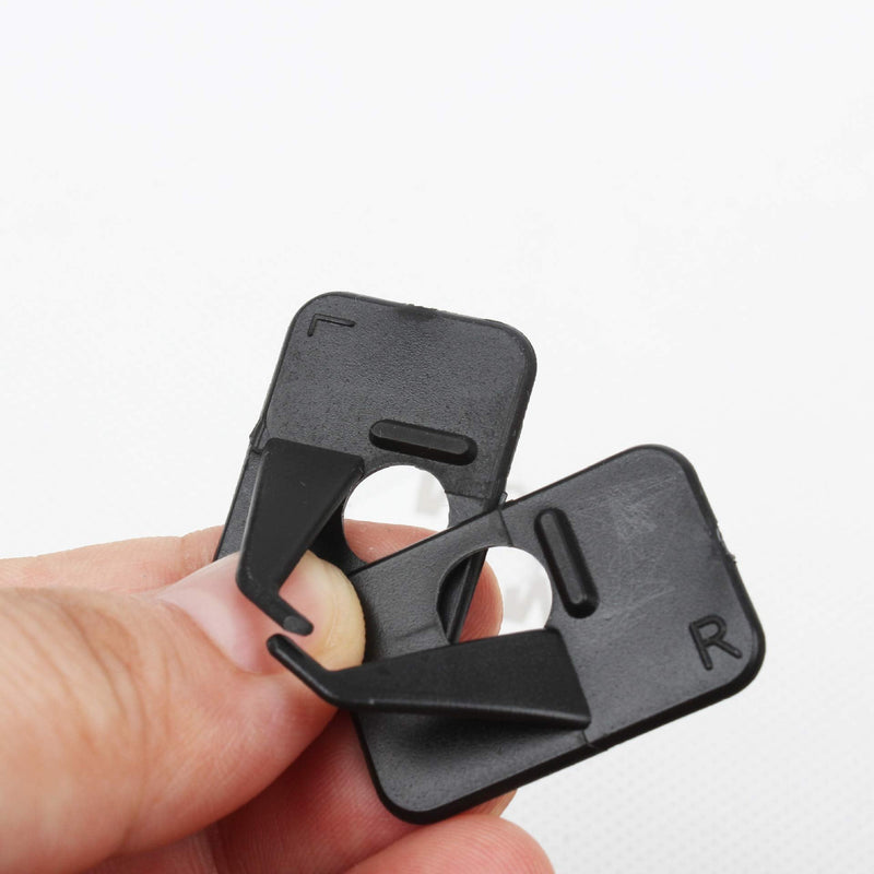 erduoduo 12pcs Plastic Archery Recurve Bow Arrow Rests ，Adhesive Back Archery Accessories Arrow Rest (Right Hand) - BeesActive Australia