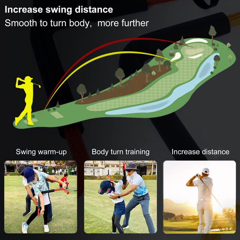 ApexOne Golf Swing Training Aid, Golf Stroke Posture Correction Tool Golf Gesture Improving Trainer Forming Correct Muscle Memory Accessory - BeesActive Australia